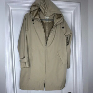 L.L. BEAN TAN RAINCOAT